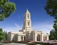 (The Church of Jesus Christ of Latter-day Saints)
An artist's rendering of the Cody Wyoming Temple.